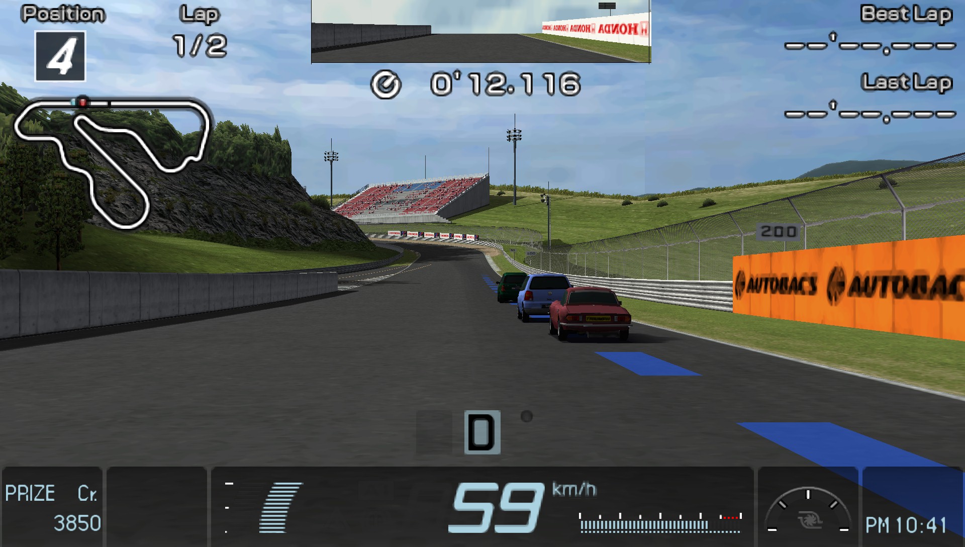 Gran Turismo running in PPSSPP
