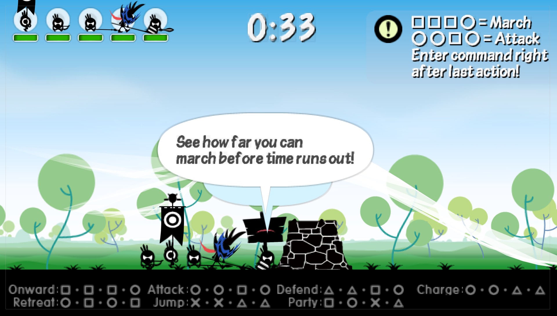 Patapon 3 running in PPSSPP